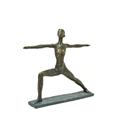 Rzeźba Figurka Kobieta Joga 30x35cm